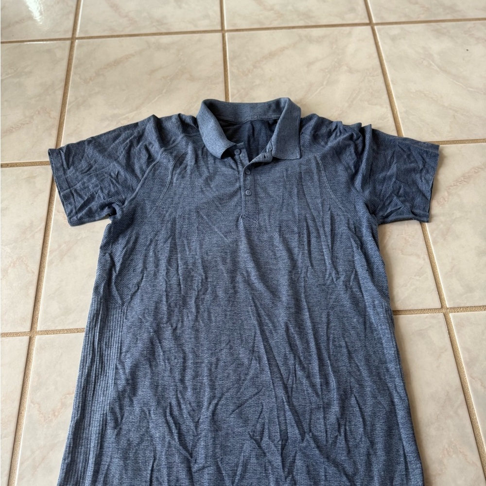 lululemon athletica Men's Charcoal Button Down Shirt